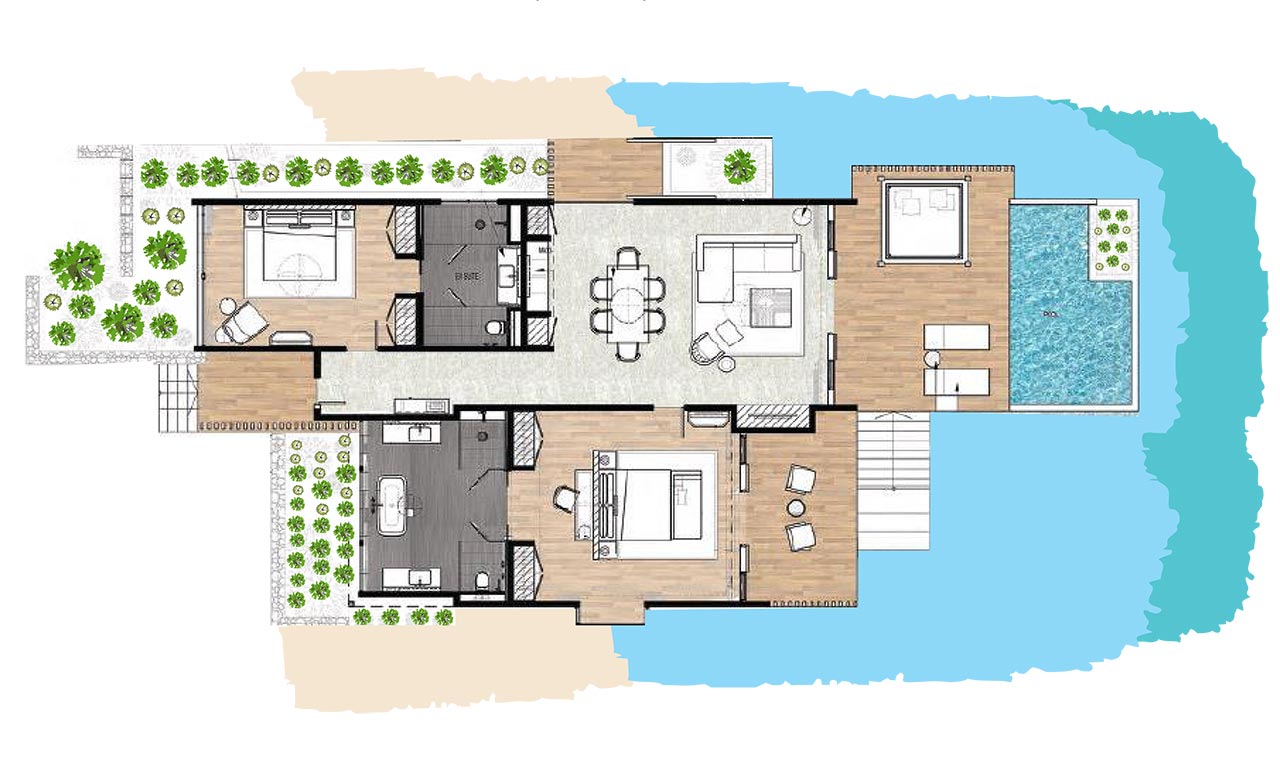 2bedroomlagoonpoolvilla˫йޱӾر