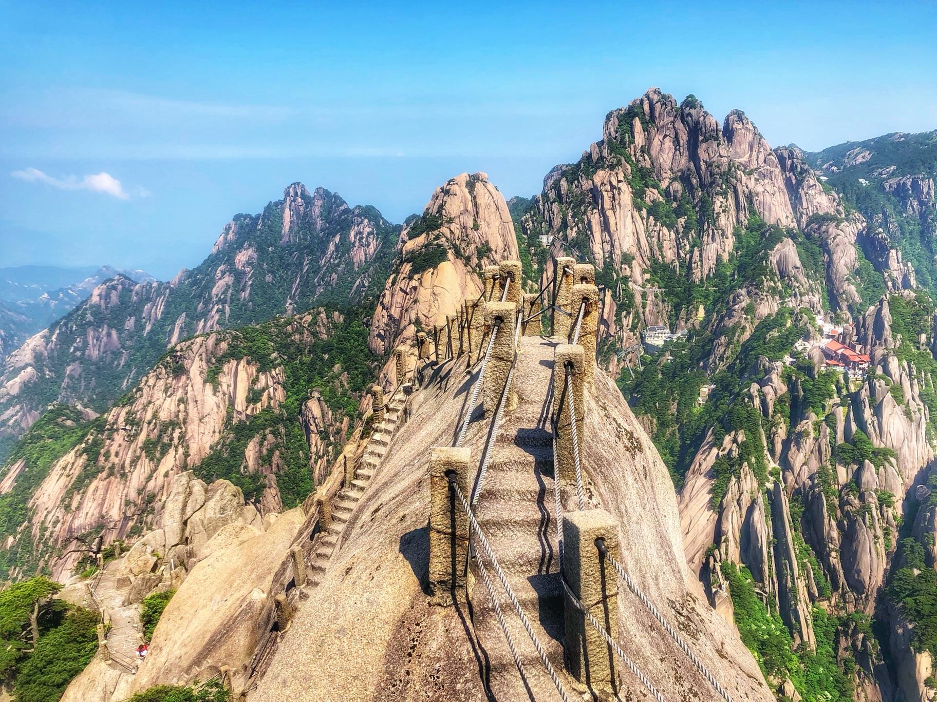 黄山奇石的风景