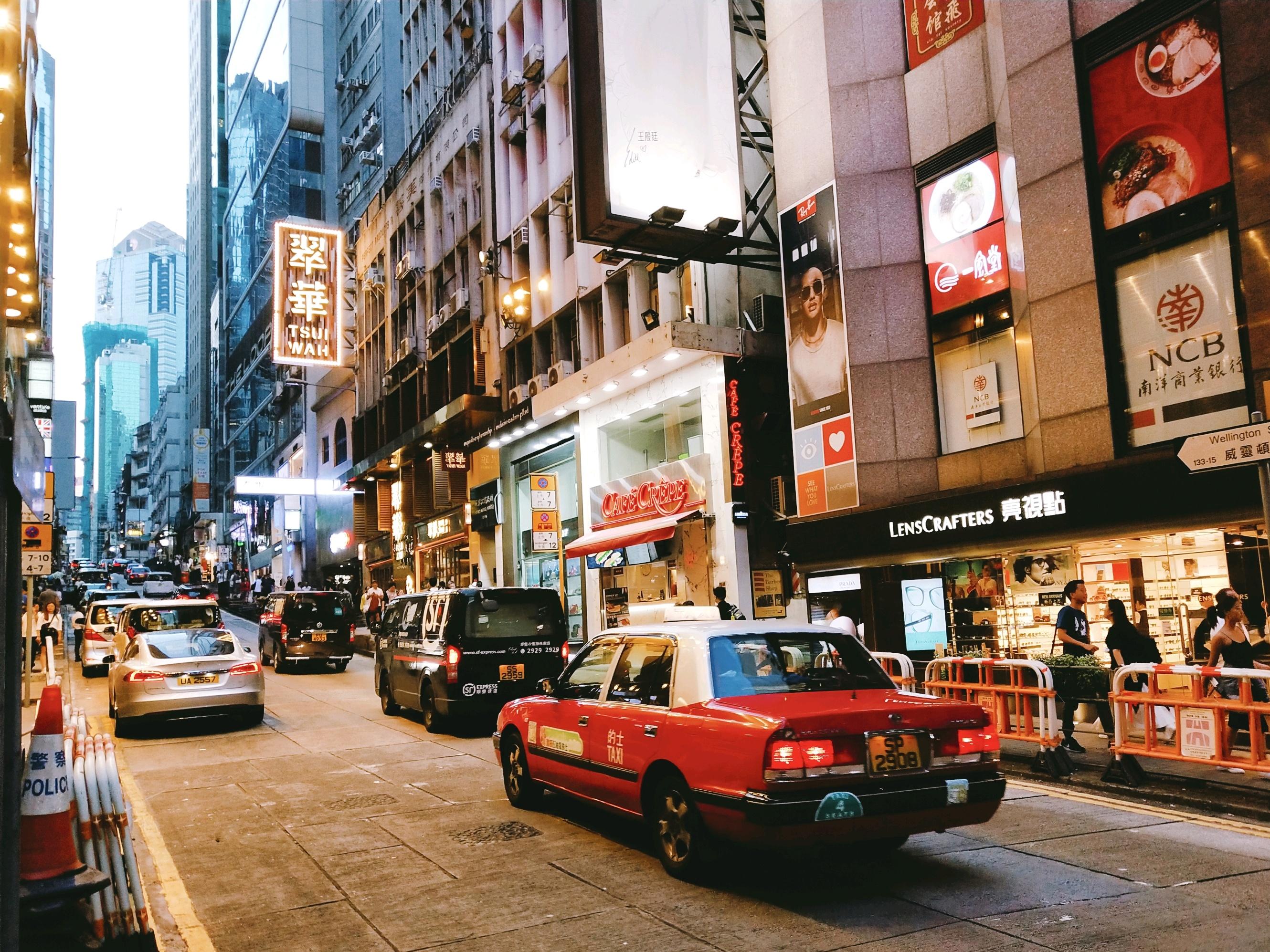 香港街头风景照图片