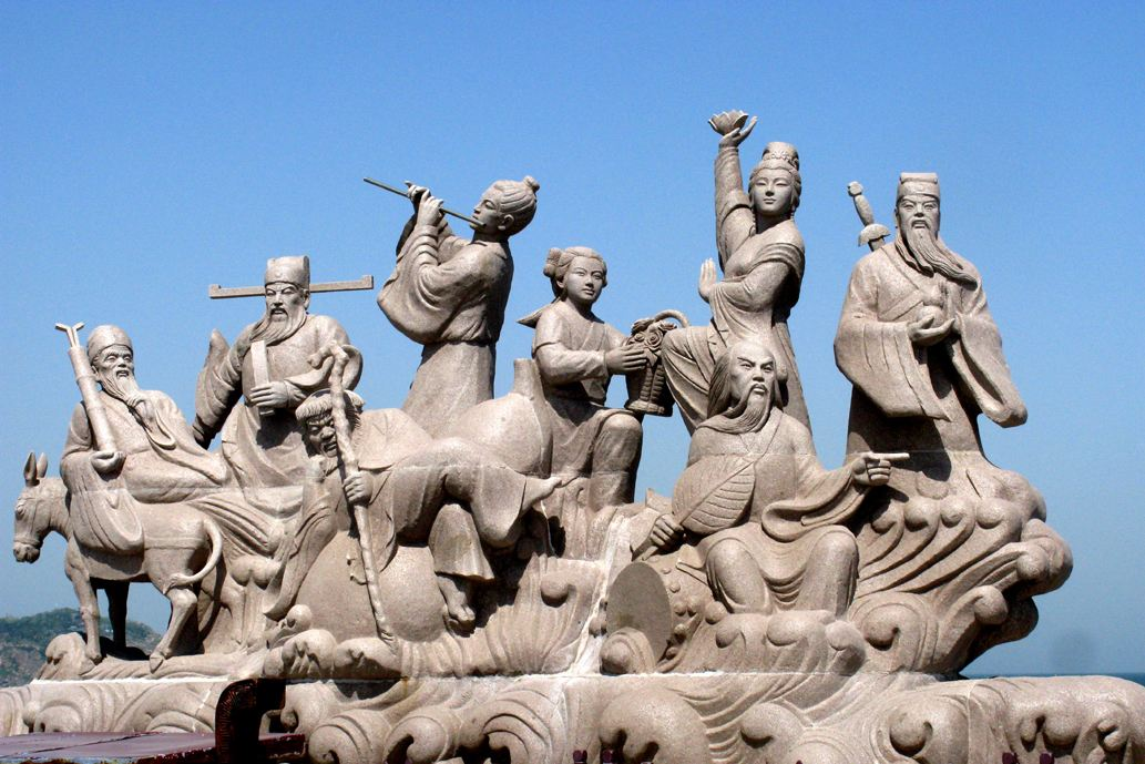 八仙过海雕像在蓬莱景区哪里